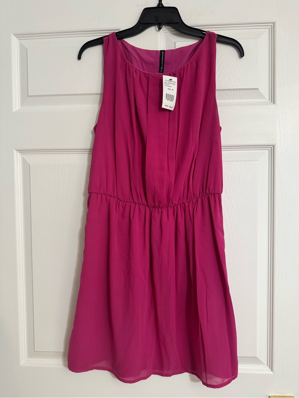 W118 Walter Baker Hugo Fuchsia Pink Dress NWT M Barbie wedding resort